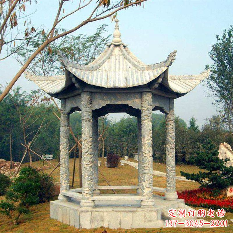 辽阳花岗岩庭院石凉亭