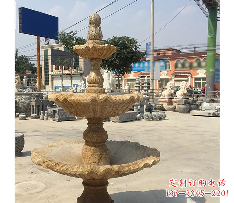 辽阳花岗岩双层景观喷泉