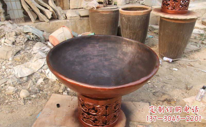 辽阳铜雕花盆,为景观打造精致无瑕