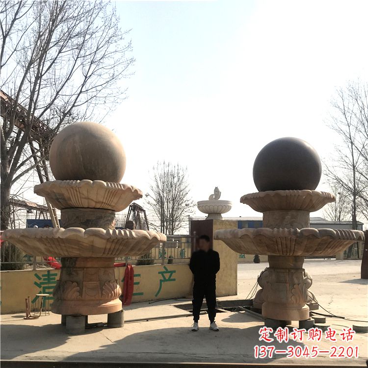 辽阳花园石头喷泉雕塑,为家园带来新的活力