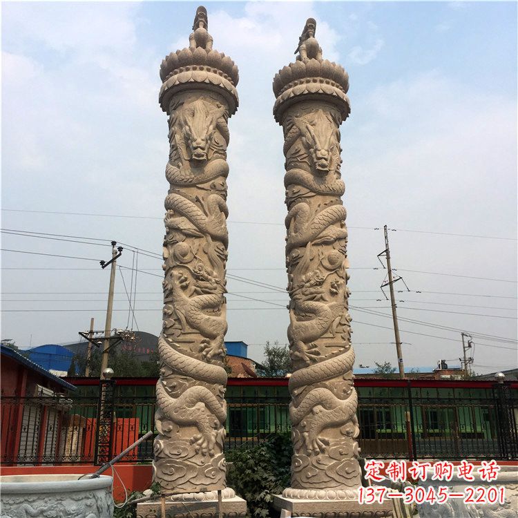 辽阳华表盘龙柱