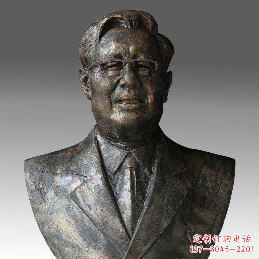 辽阳华罗庚铜雕头像