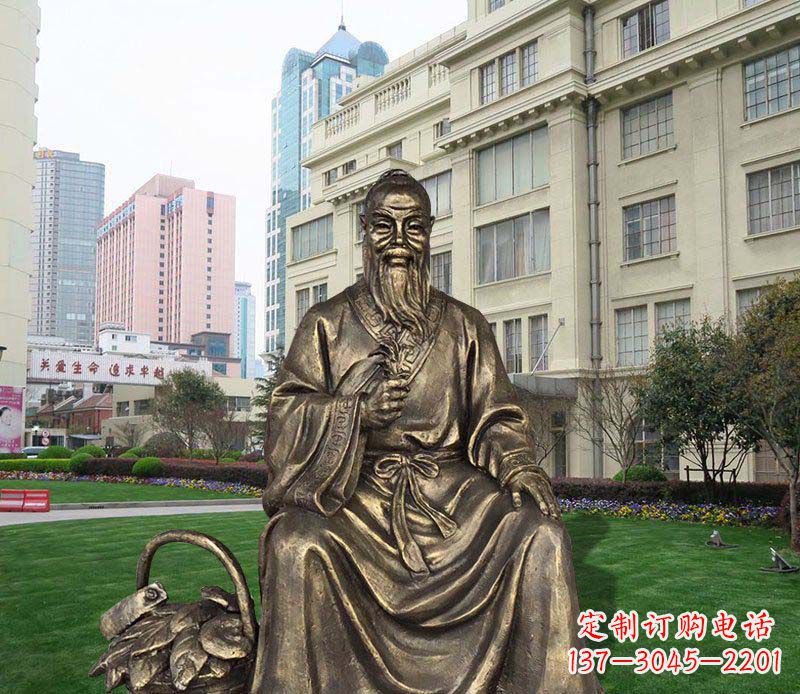 辽阳精美古典——华佗古代名人铜雕
