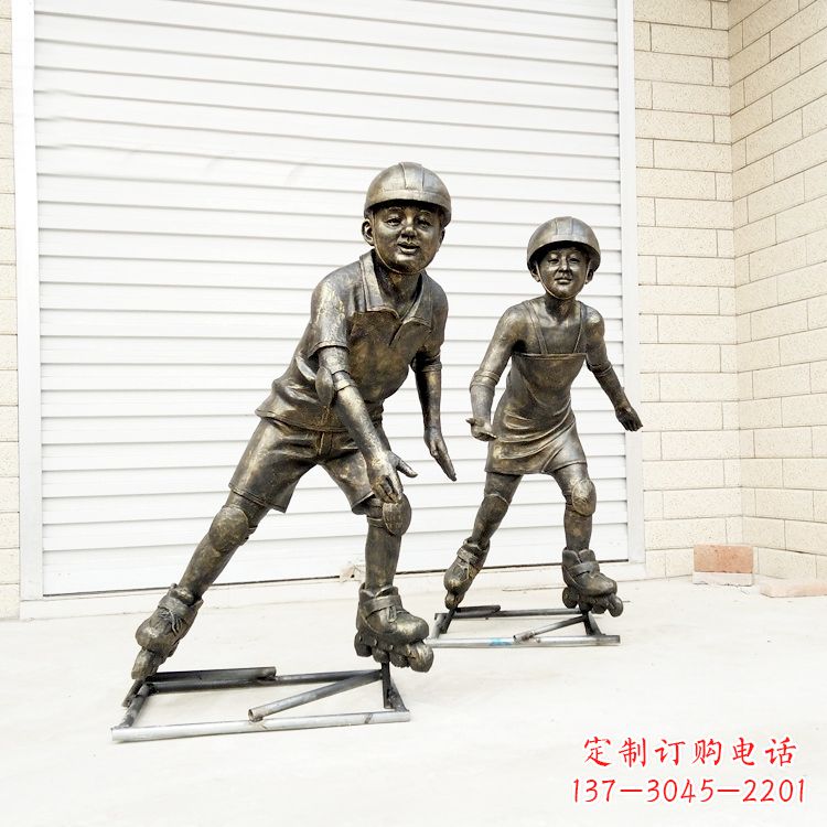 辽阳中领雕塑:仿铜小孩雕塑