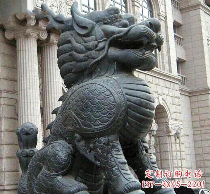 辽阳化煞铜麒麟