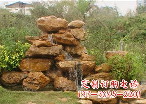 辽阳黄蜡石假山