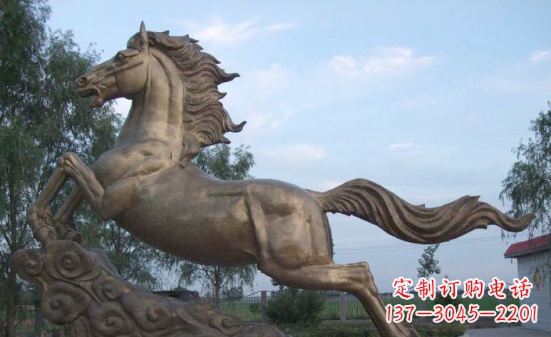 辽阳完美雕刻的黄铜马雕塑