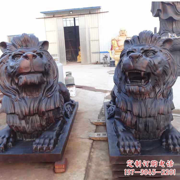 辽阳汇丰银行狮子雕塑