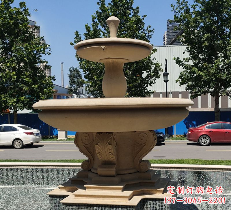 辽阳恵安石雕风水球-祈福家庭幸福