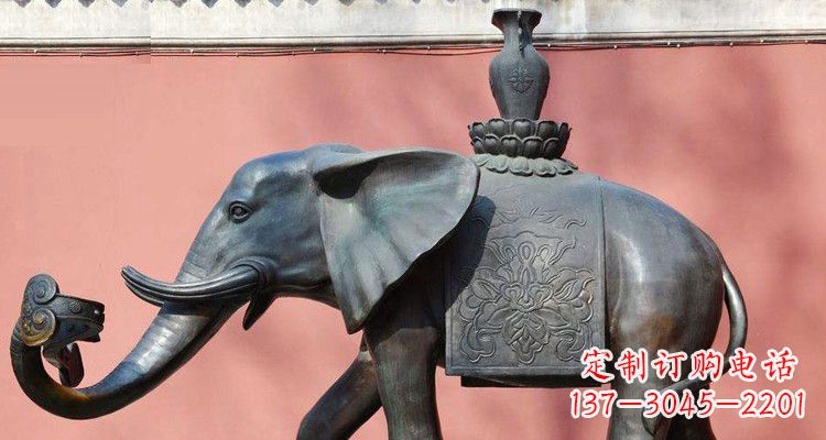 辽阳吉祥大象铜雕,匠心之作