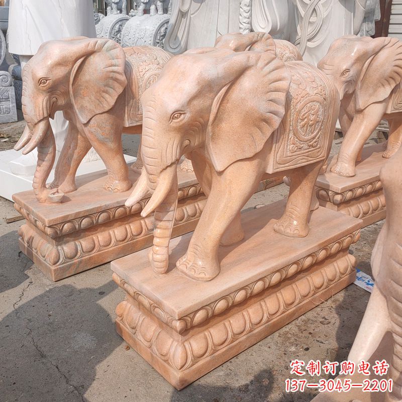 辽阳中领雕塑:大象雕塑吉祥如意