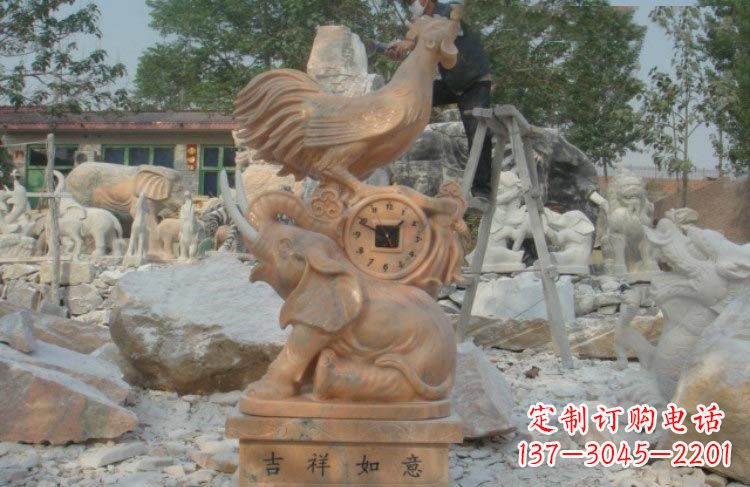 辽阳精美的公鸡石雕,带您回到传统