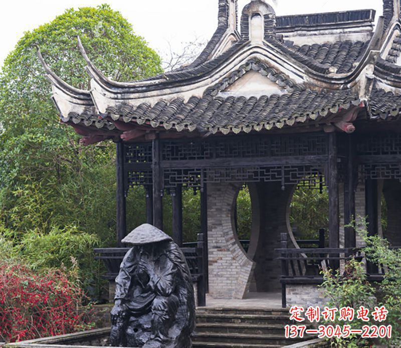 辽阳姜太公铜雕