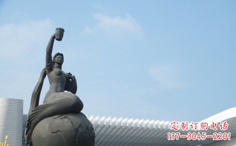 辽阳中领雕塑推出的精美雕塑——铜铸地球塑像,…