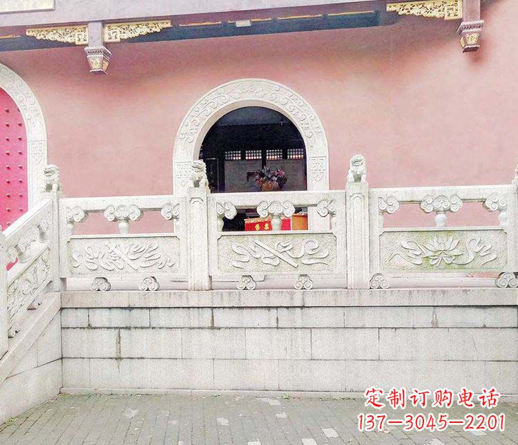 辽阳景区大理石栏板石雕 (3)
