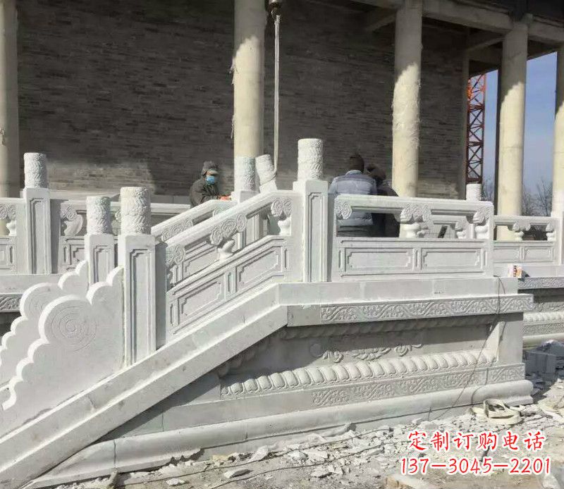 辽阳超凡精美的大理石栏板雕塑