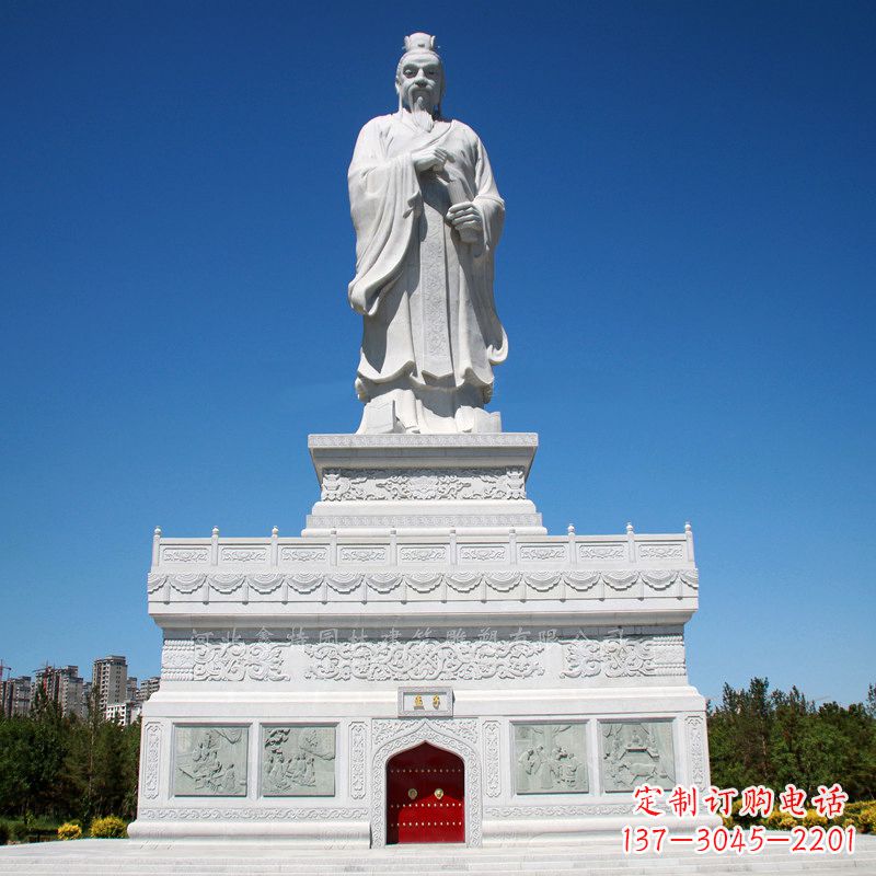 辽阳礼赞中国古代思想家孟子,领雕塑迎来高雅雕塑定制!