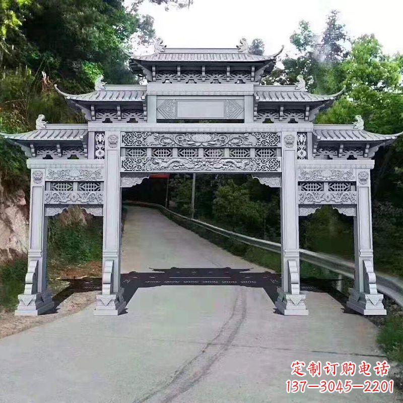 辽阳专业定制石牌坊雕塑