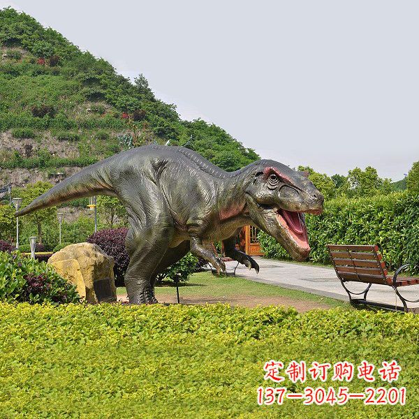 辽阳精美玻璃钢制霸王龙雕塑