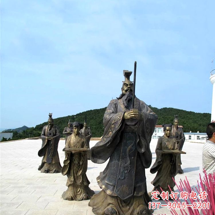 辽阳中领雕塑——汉武帝刘彻祭天情景雕塑