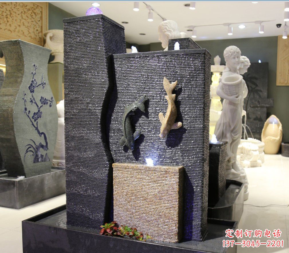 辽阳九龙太子石雕喷泉