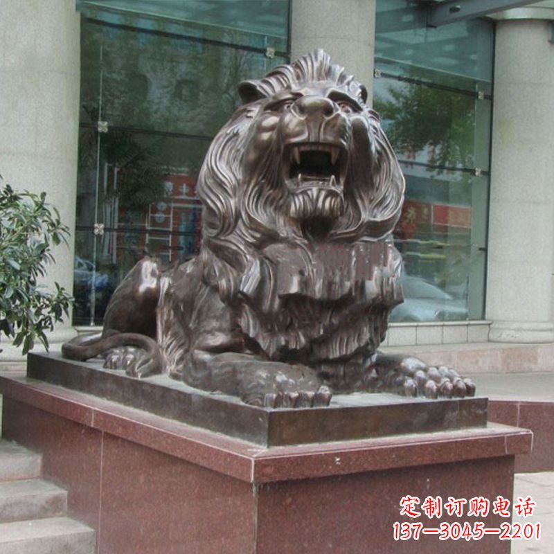 辽阳传统工艺,百年老店,狮子铜雕塑