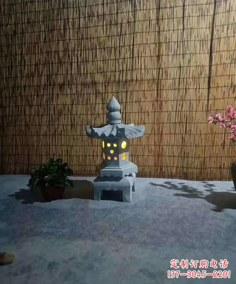 辽阳专业设计、制作酒店石灯雕塑