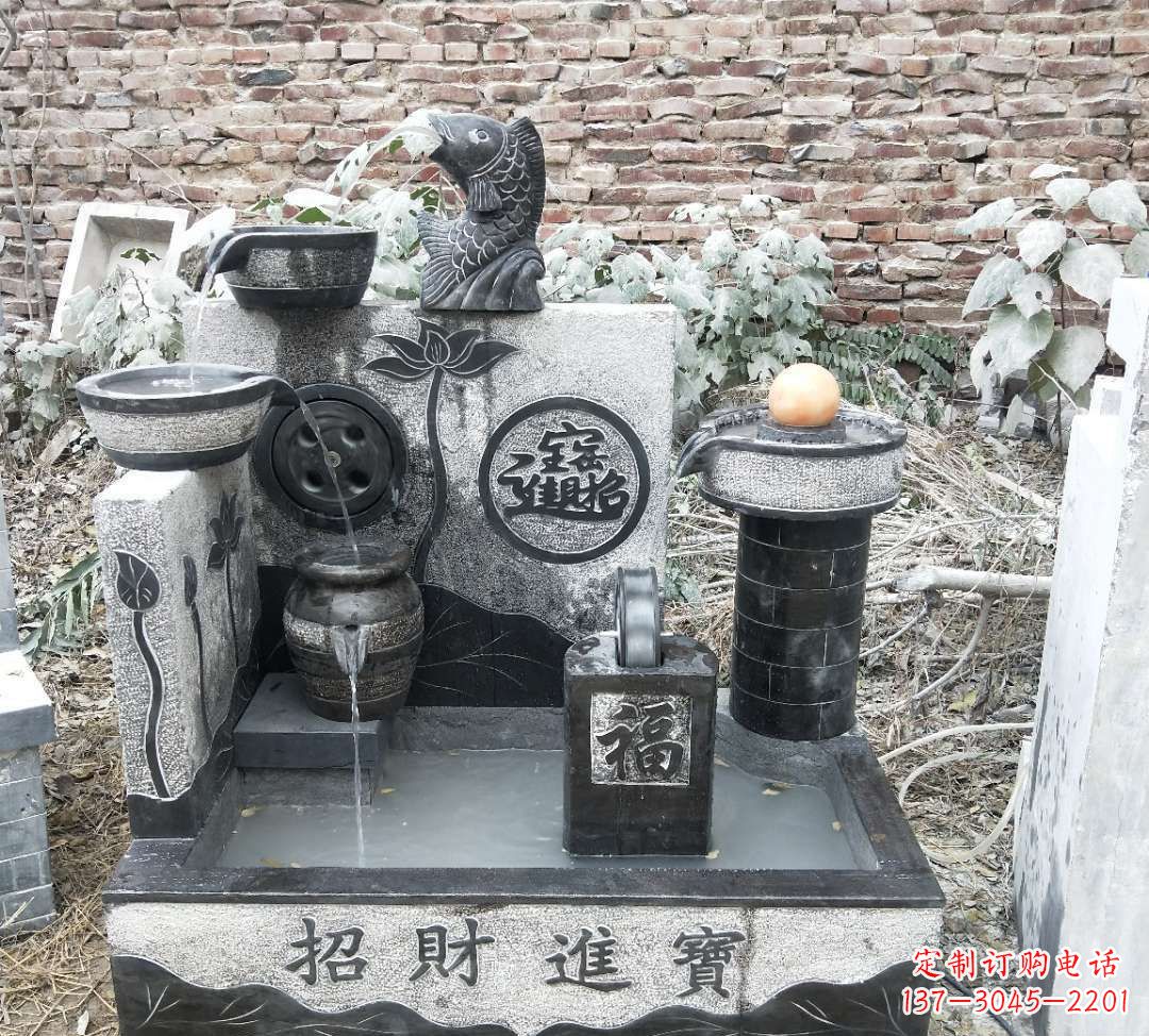 辽阳领雕水池雕塑:定制你的招财水池