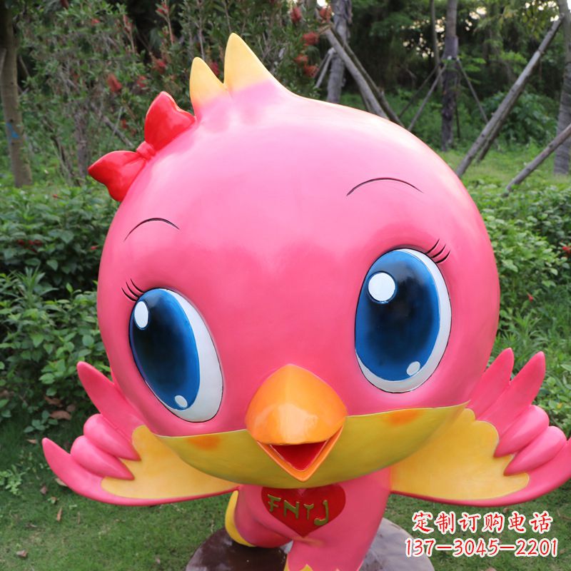 辽阳中领雕塑精致玻璃鸽子雕塑