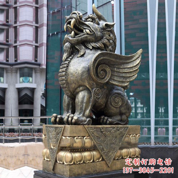 辽阳享受艺术的迷人之美:貔貅铜雕