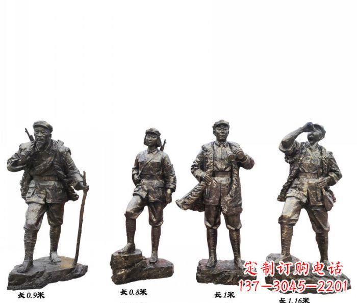 辽阳专注制作抗战红军青铜雕塑