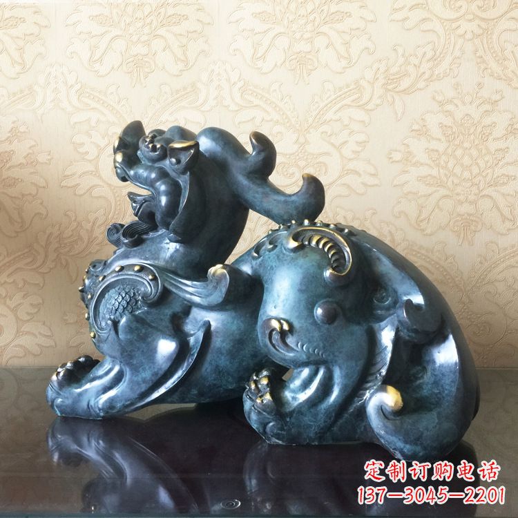 辽阳中领雕塑貔貅雕塑——象征着福祉和吉祥