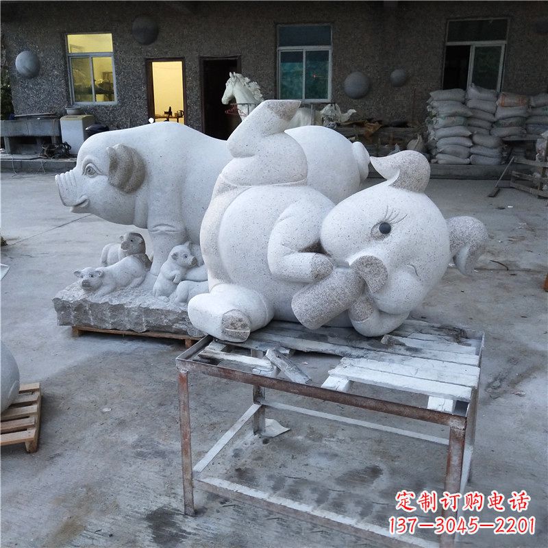 辽阳精致大理石动物雕塑