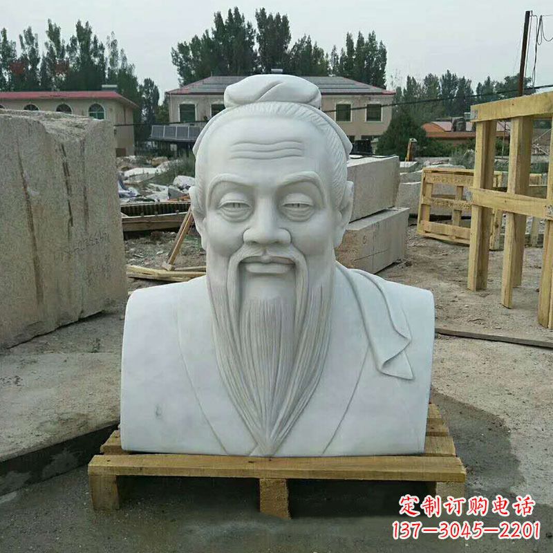 辽阳孔子雕塑 校园