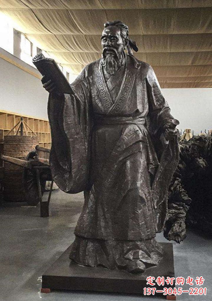 辽阳孔子雕塑头像
