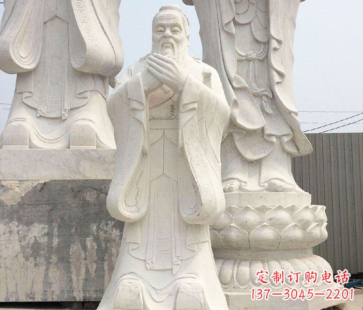 辽阳孔子三雕像