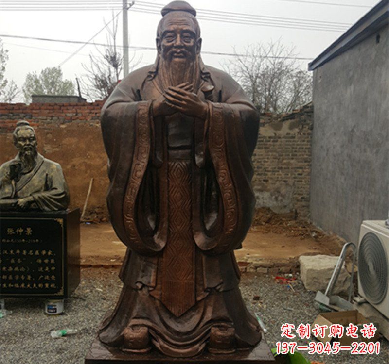 辽阳体现传统文化魅力精美孔子雕塑