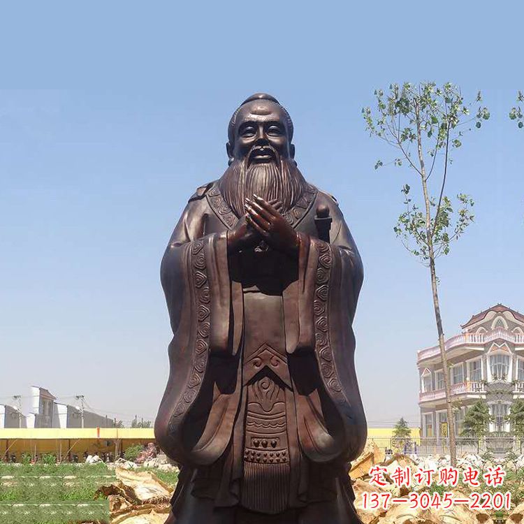 辽阳孔子铜雕塑,传承中华文化的传奇精品