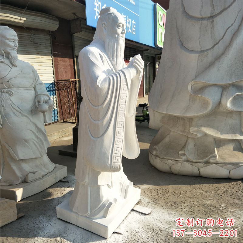 辽阳中领雕塑|传承传统,唯美的孔子雕塑