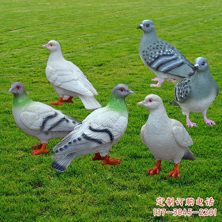 辽阳兰州和平鸽雕塑