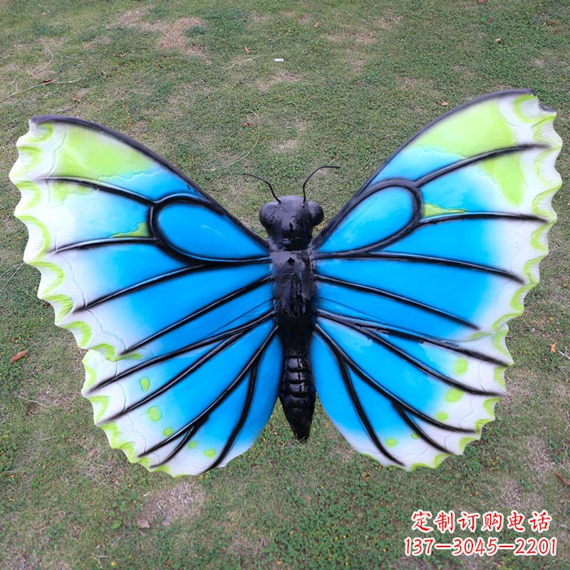 辽阳全新设计的蝴蝶雕塑仿真摆件