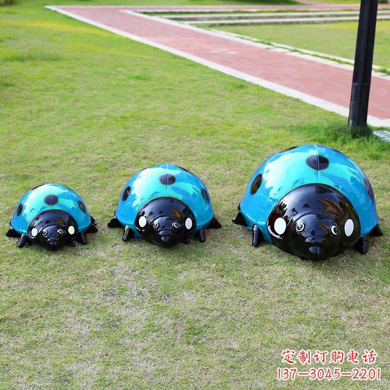 辽阳中领雕塑青蓝瓢虫雕塑是一款独特而又精致的…