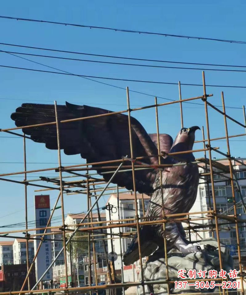 辽阳高雅精致精美老鹰铜雕