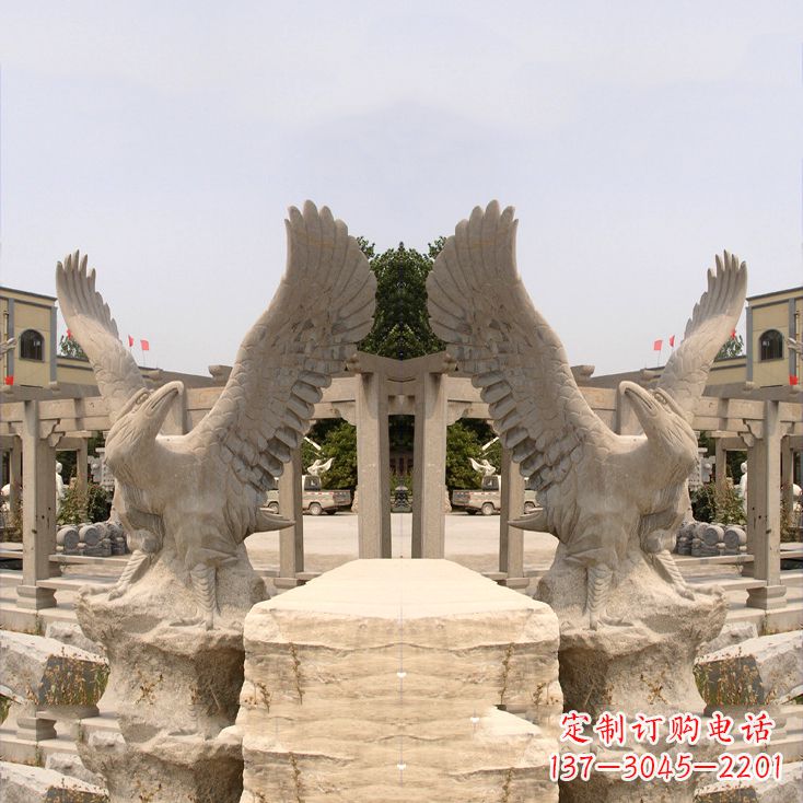 辽阳老鹰砂岩雕塑