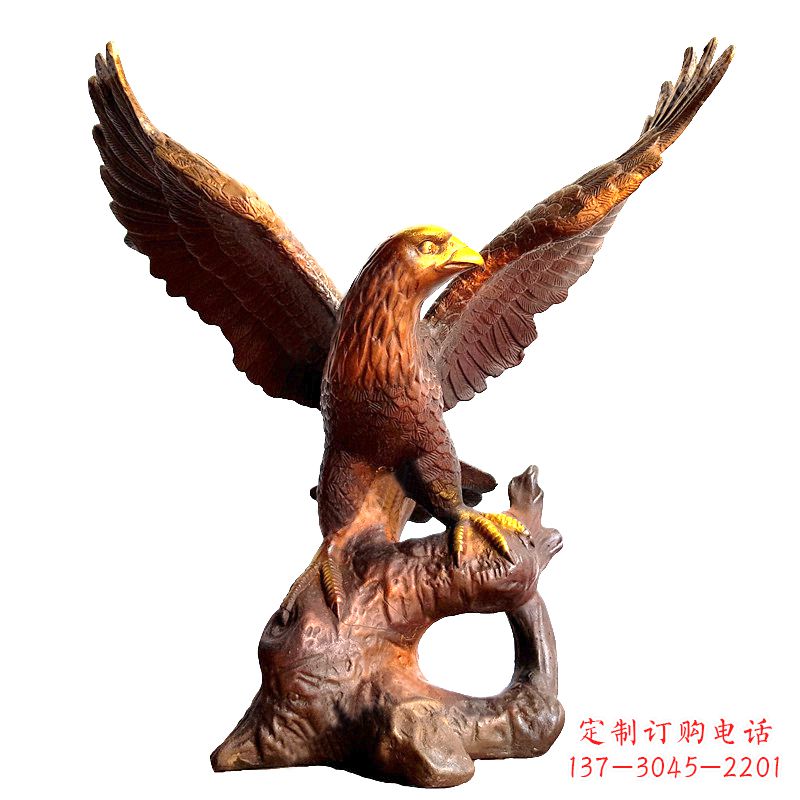 辽阳中领雕塑推出的老鹰展翅铜雕绝对是一件可以…