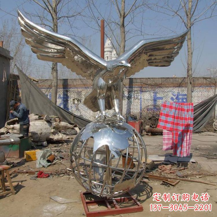 辽阳复古经典不锈钢地球雕塑