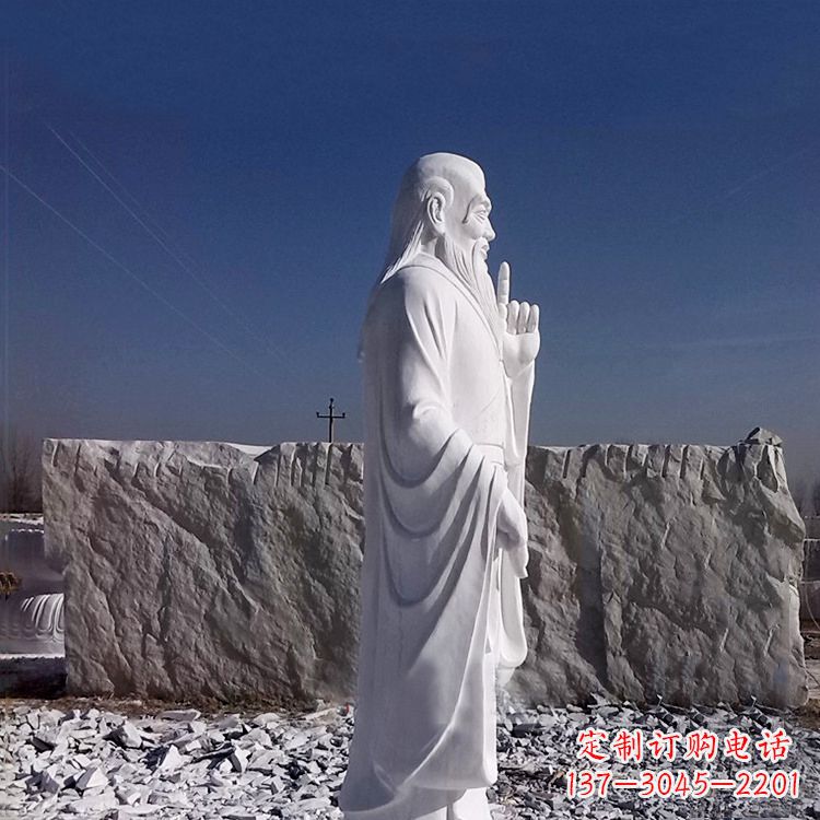 辽阳精美老子雕塑,充满哲学精髓