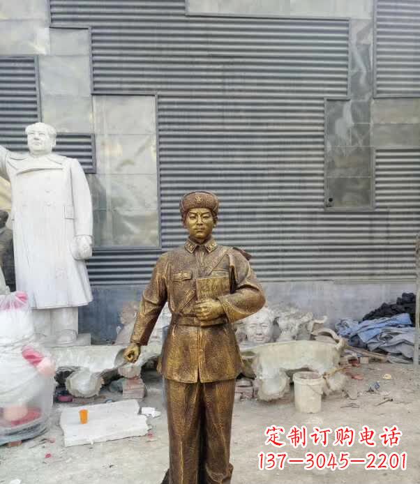 辽阳雷锋名人铜雕