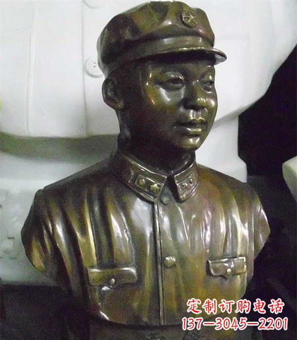 辽阳雷锋胸像校园玻璃钢雕塑
