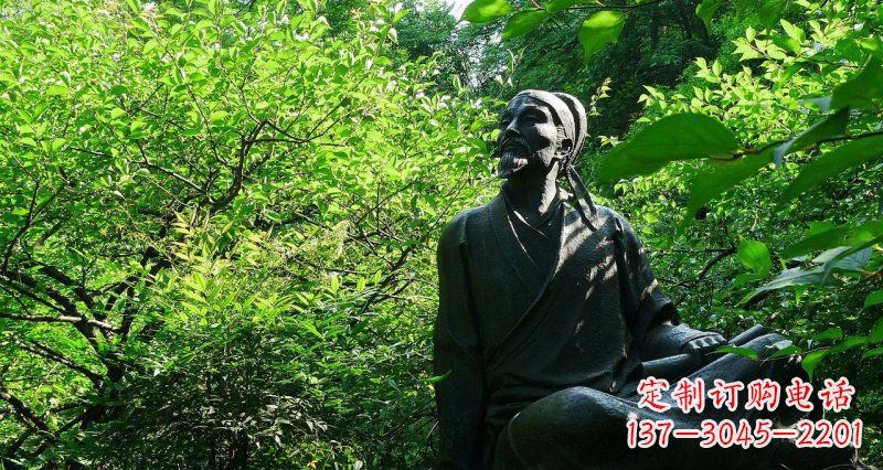 辽阳李白铜雕,精致细腻,让你收藏永不凋谢